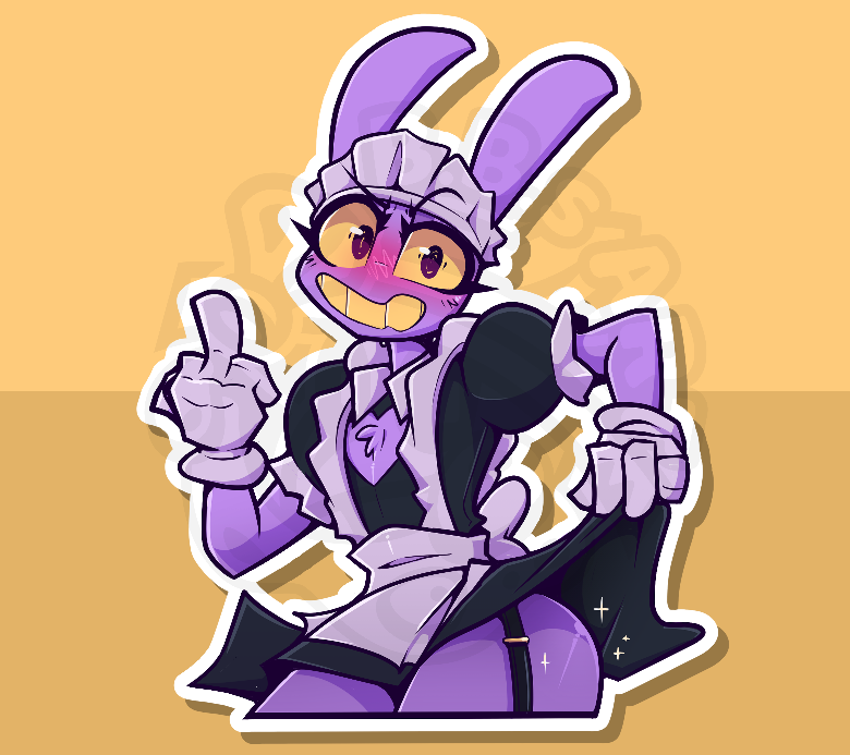 Sassy Maid Jax (4'' Sticker) >PREORDER<
