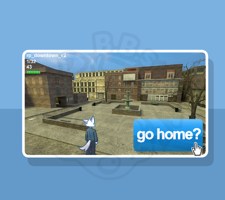 Go Home? (4'' Sticker)