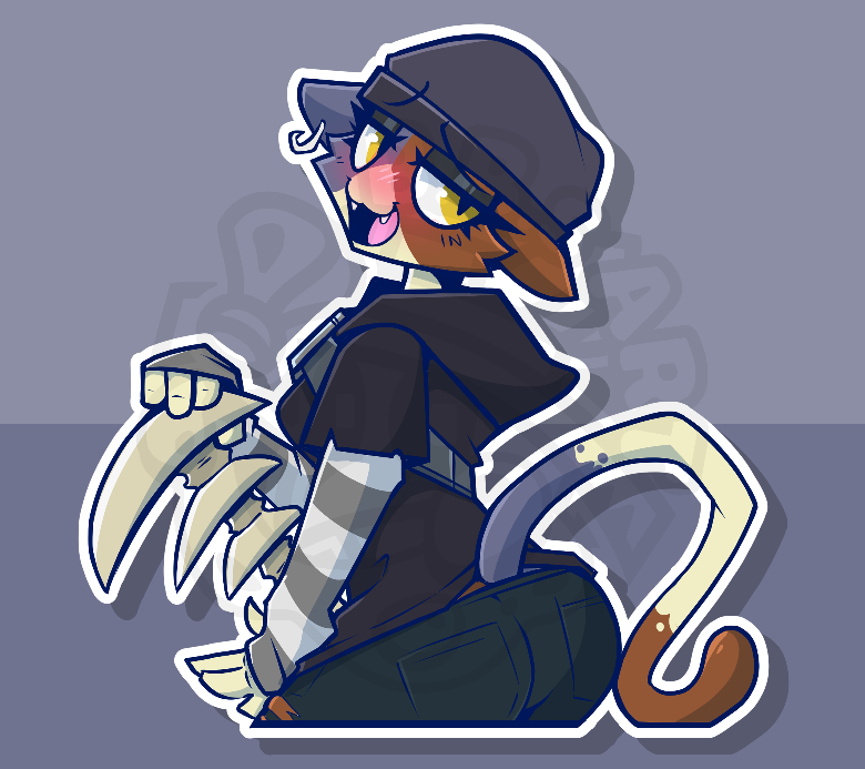 Meow Skullzzz! (4'' Sticker)