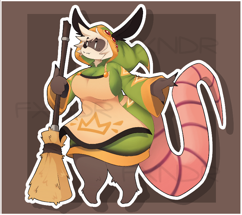 FXNDR Sally! (4'' Sticker)