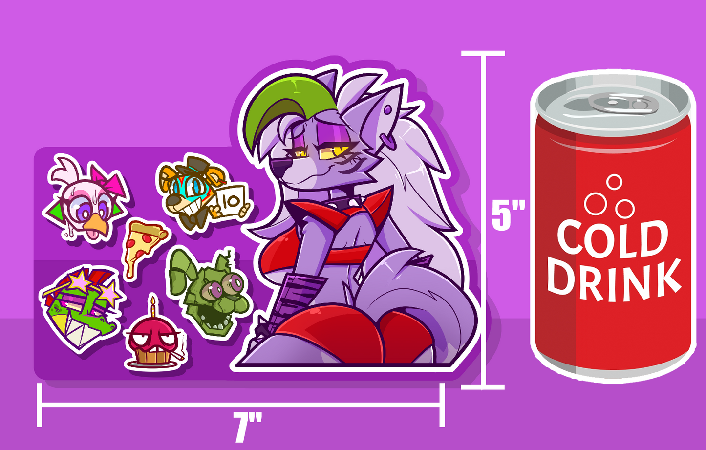 P I Z Z A P L E X Mini Sticker Sheet!