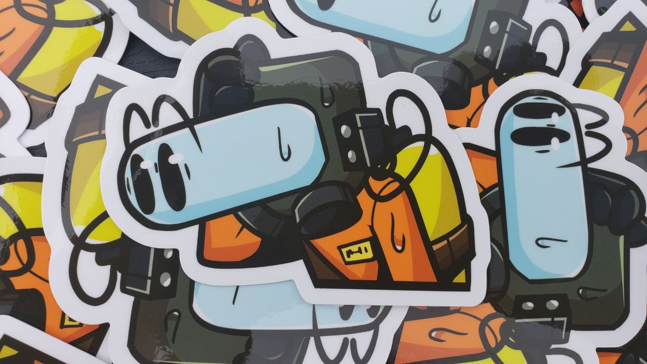 Lethal Company: Crewmate (4'' Sticker)