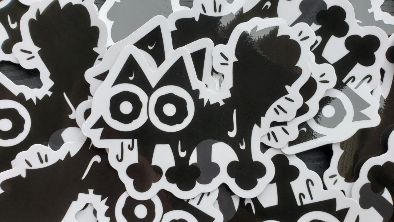 P U F F E D (4'' Sticker)