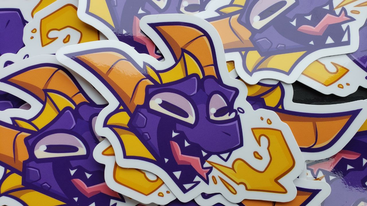 SpyroWHEEZE (4'' Sticker)