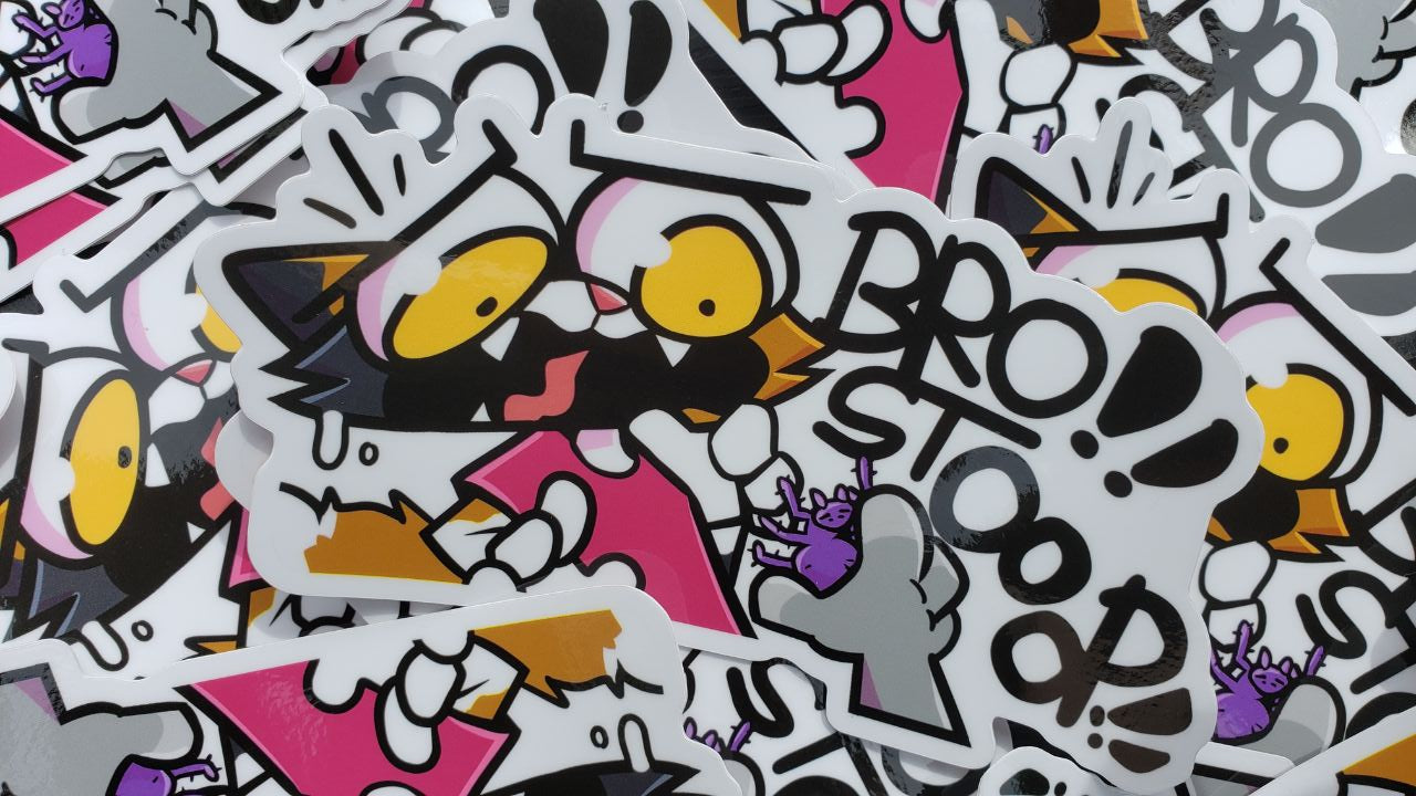 BRO STOOOOP!! (5'' Sticker)