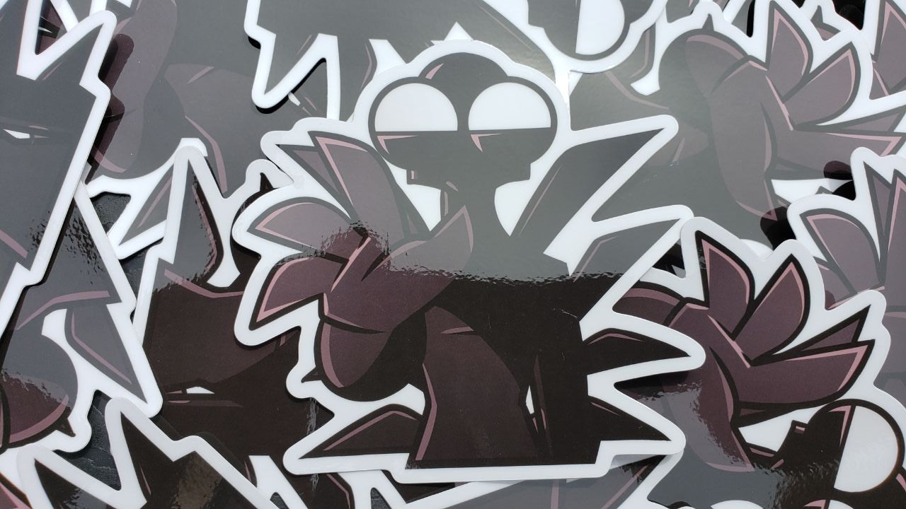 Lethal Company: Grabby Bracken (4'' Sticker)