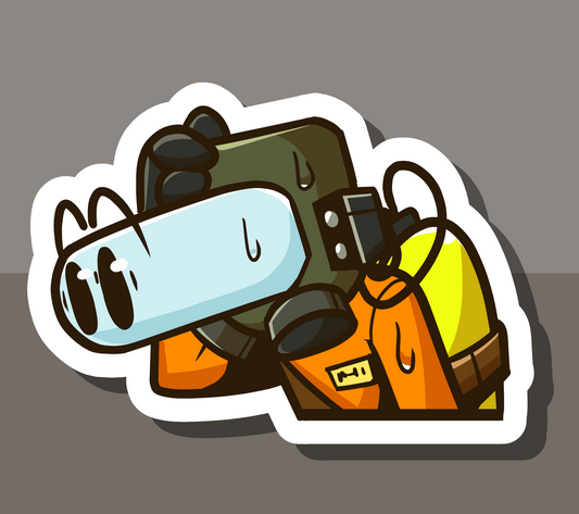 Lethal Company: Crewmate (4'' Sticker)