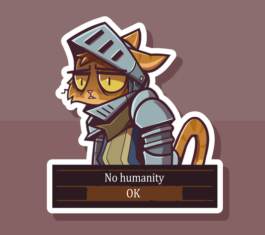 No Humanity (4'' Sticker)