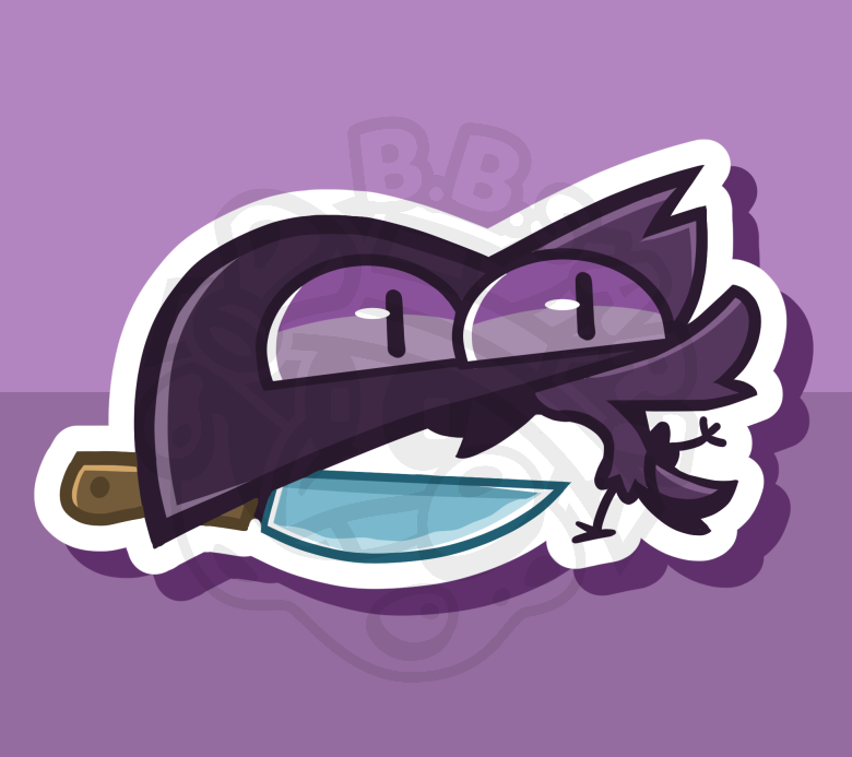 Schemin' Lil' Fella (3'' Sticker) – B.B.'s Art Boutique