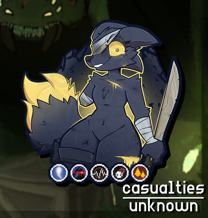 Casualties: Unknown Sticker Bundle (x4 4'' Stickers) >PREORDER<