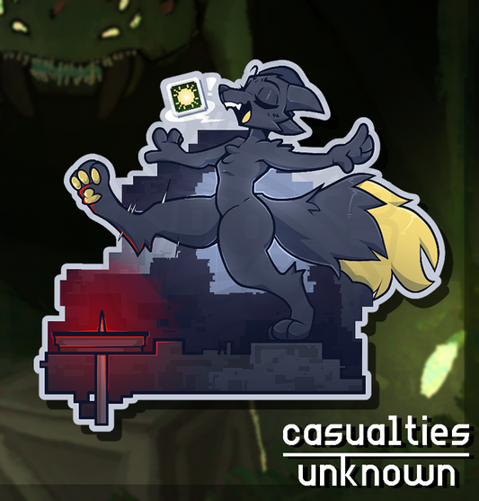 (Casualties: Unknown) Excited Explorer! (4'' Sticker) >PREORDER<