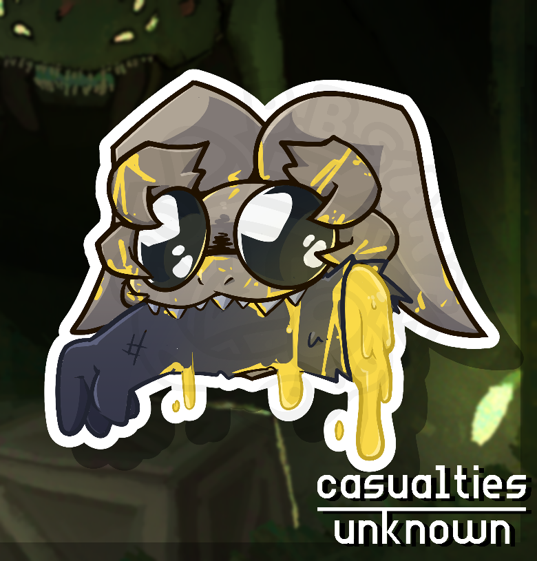 Casualties: Unknown Sticker Bundle 2 (x4 4'' Stickers) (PREORDER)